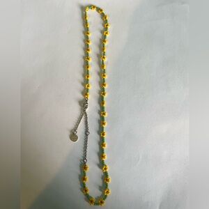 Pura vida beaded flower necklace